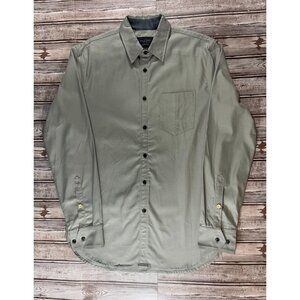 Rag & Bone archive twill button Shirt size M NWOT color grey